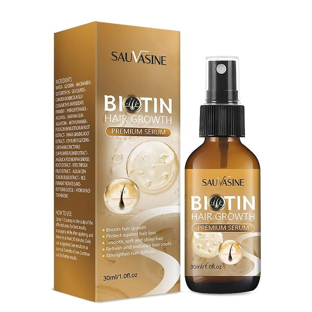 Hair Growth Spray Biotin Hair Care Nutrient Solution Strengthens Hair 30ml on Productcaster.