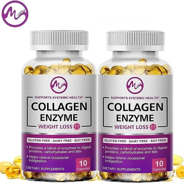 Collagen Enzyme Keto Capsules Weight Management System Include Ferment Gel Healthy Care For AdultsTIB TIB . 120 pcs 2Bottles on Productcaster.