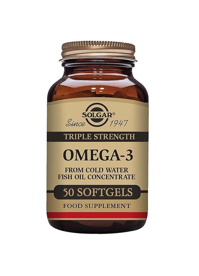 Solgar omega-3 (kolminkertainen vahvuus) 50's on Productcaster.