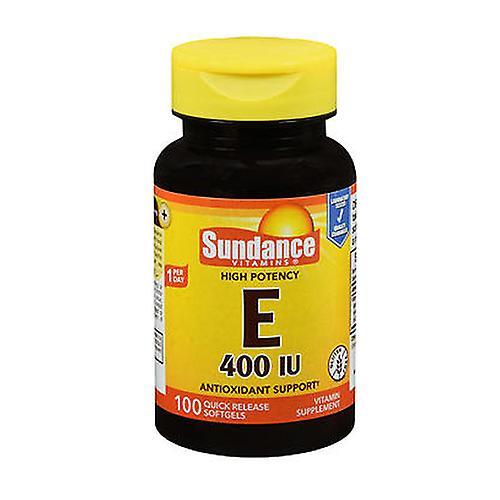 Sundance Vitaminer Hög potens E Softgels, 400 IE, 100 Flikar (Förpackning med 2) on Productcaster.