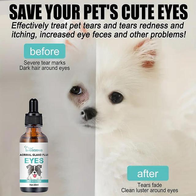 1 Pack Pet Eye Solution, Eye Cleaner For Dogs, Dog Tear Stain Remover Cleaning Solution For Pets, Cat Cleaner Effective Eye Wash For Dogs, Anti-itc... on Productcaster.