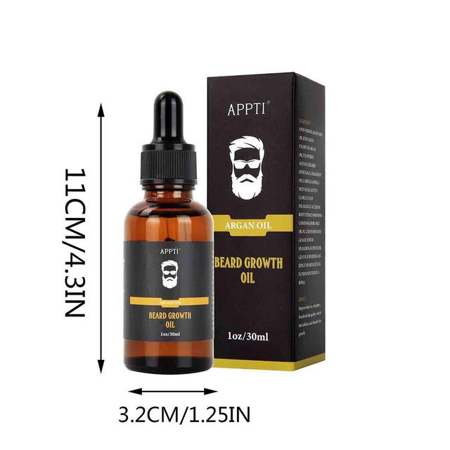 Hefansi Olio essenziale per la crescita della barba, fluido nutriente e denso per la crescita della barba 30ml on Productcaster.