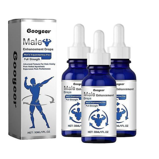 3 gocce di forza maschile alleviano l'ansia, rilassano il corpo e la mente, aumentano la vitalità, gocce di rafforzamento del corpo 30 ml on Productcaster.