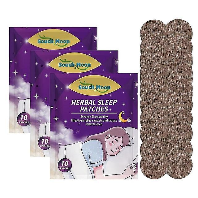 30 patchs de sommeil, patchs de sommeil pour adultes force, bien dormir toute la nuit, aide à un sommeil profond réparateur -GSL on Productcaster.