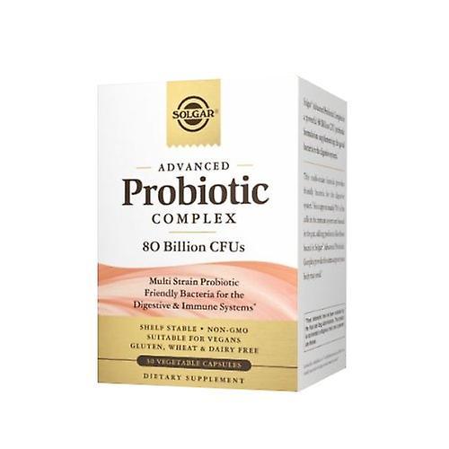 Solgar Advanced Probiotic Complex 80 mil millones de UFC, 30 cápsulas vegetales (paquete de 1) on Productcaster.