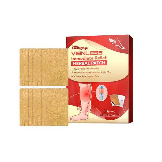 Qu Zhang Care Herbal Patch Earthworm Leg Vein Green Tendon Raised Massage Smoothing Nursing Adhesive Bandage on Productcaster.