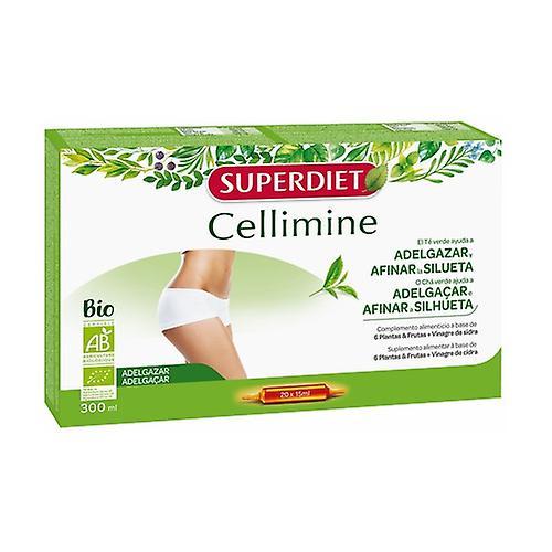 Super Diet Cellimine Slimming Orange Peel 20 ampoules of 15ml on Productcaster.