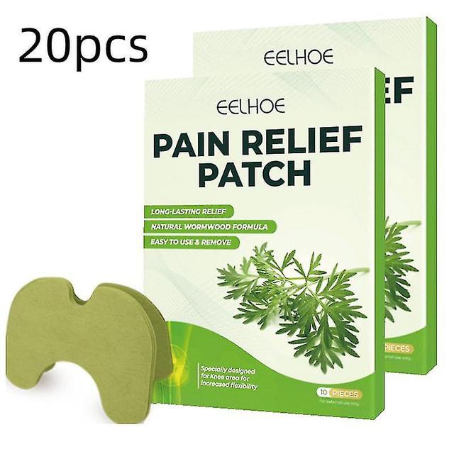 20 stks Alsem Knie Pijn Verlichting Patches Kruiden Extract Gezamenlijke Moxibustion Sticker Artritis Reumatoïde Body Health Care Gips on Productcaster.