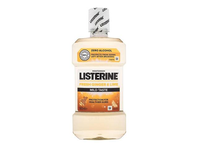 Listerine - Fresh Ginger & Lime Mild Taste Mouthwash - Unisex, 500 ml on Productcaster.