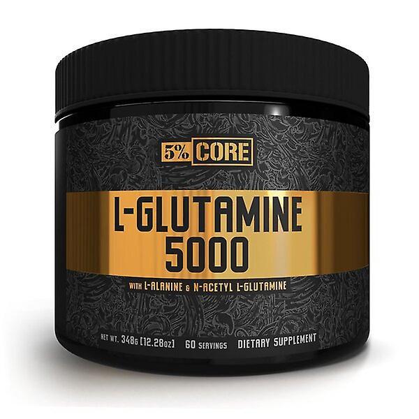 5% Nutrition L-Glutamine 5000 Core Series unflavored 348 gr on Productcaster.