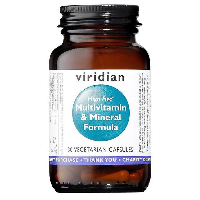 Viridian high five multivitamin & mineral formula 30's on Productcaster.