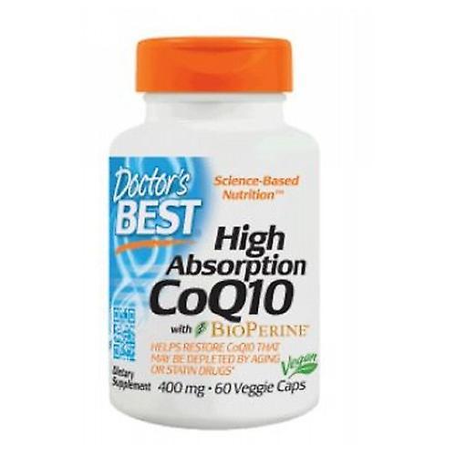 Doctor's Best Doctors Best High Absorp CoQ10 with Bioperine,400 mg ,60 Veggi Caps (Pack of 6) on Productcaster.