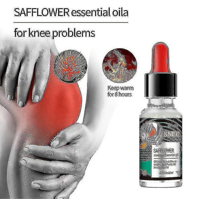 Yalo Pflanzenextrakt Safran Kniemassage Ätherisches Öl Stärkung und Linderung Knieprobleme Knie ätherisches Öl on Productcaster.