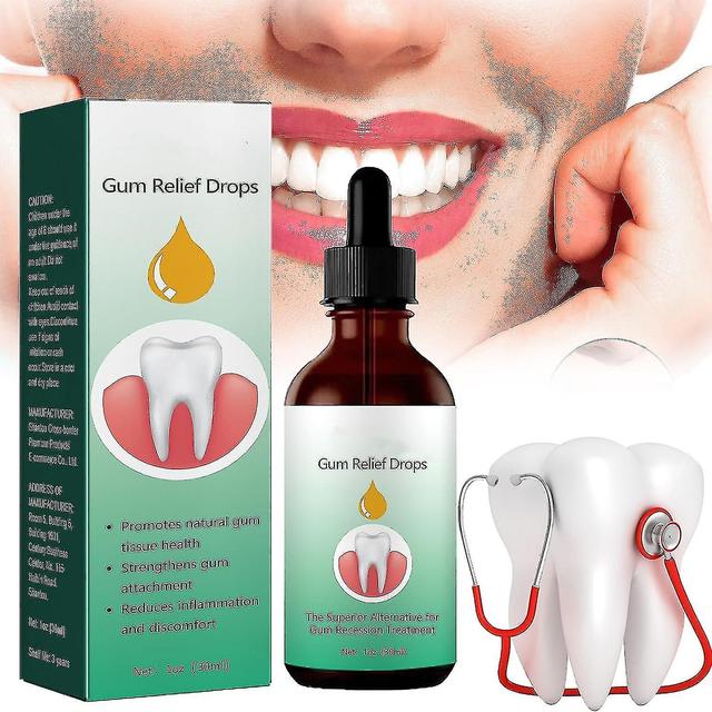 Gum Regrowth Drops, 30ml Gum Regrowth Treatment Drops, Verjong uw tandvlees met gemak, Repareer Gum Regrowth For Receding Gum 1 pcs on Productcaster.