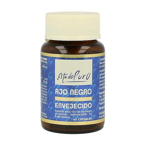 Estado Puro Aged Black Garlic 40 vegetable capsules of 650mg on Productcaster.