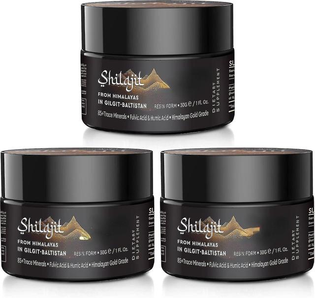 Shilajit Purest Himalayan Shilajit Resin - Grade 100% Shilajit With Fulvic 85+ Trace Minerals 3PCS on Productcaster.