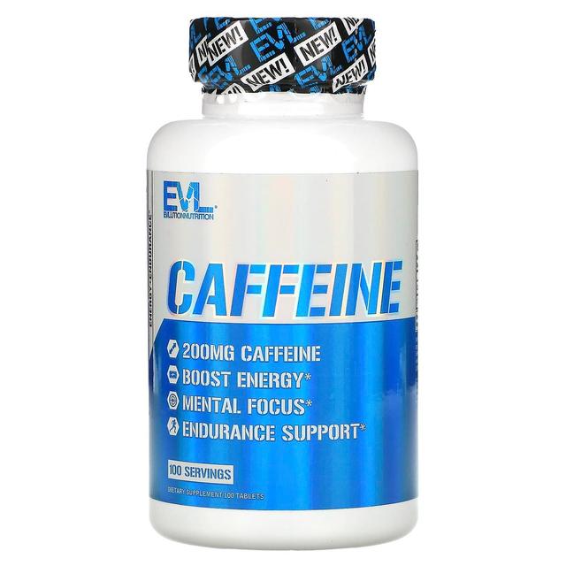 EVLution Nutrition, Caffeine, 200 mg, 100 Tablets on Productcaster.