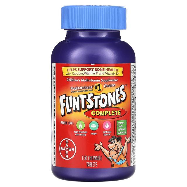 Flintstones, completo, integratore multivitaminico per bambini, 150 compresse masticabili on Productcaster.