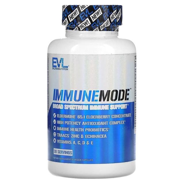 EVLution Nutrition, ImmuneMode, Suporte Imunológico de Amplo Espectro, 30 Cápsulas Vegetais on Productcaster.