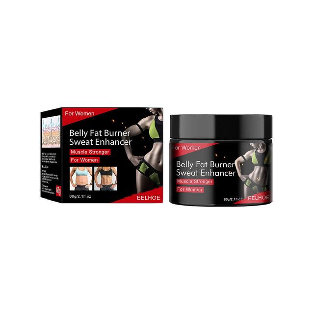 Muscle Enhancer, Skulptur Och Firming Cream för mage och helkropp, muskeltillväxt och fettförbränning Hot Cream Svart 1PC on Productcaster.