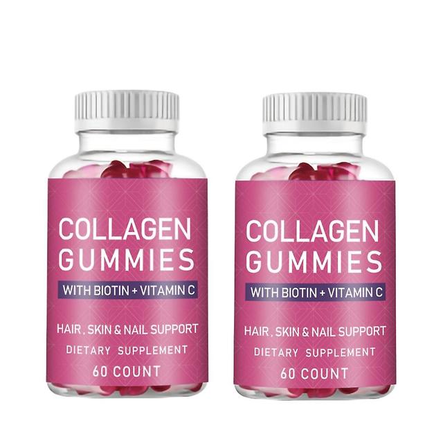 2x Collagen Biotin Gummies For Hair,skin,nails,premium Collagen Vitamin Supplement on Productcaster.