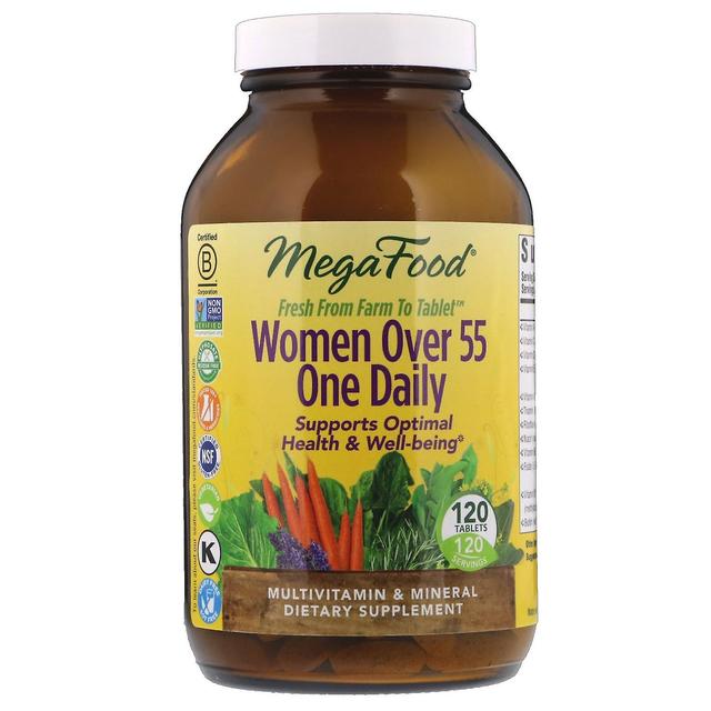 MegaFood, Mulheres com mais de 55 anos Um por dia, 120 comprimidos on Productcaster.