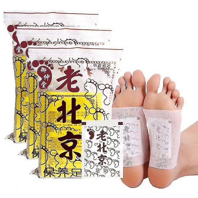 3pack Foot Patch Body Toxins Cleansing Detox Chinese Herbal Adhesive Feet Pads on Productcaster.