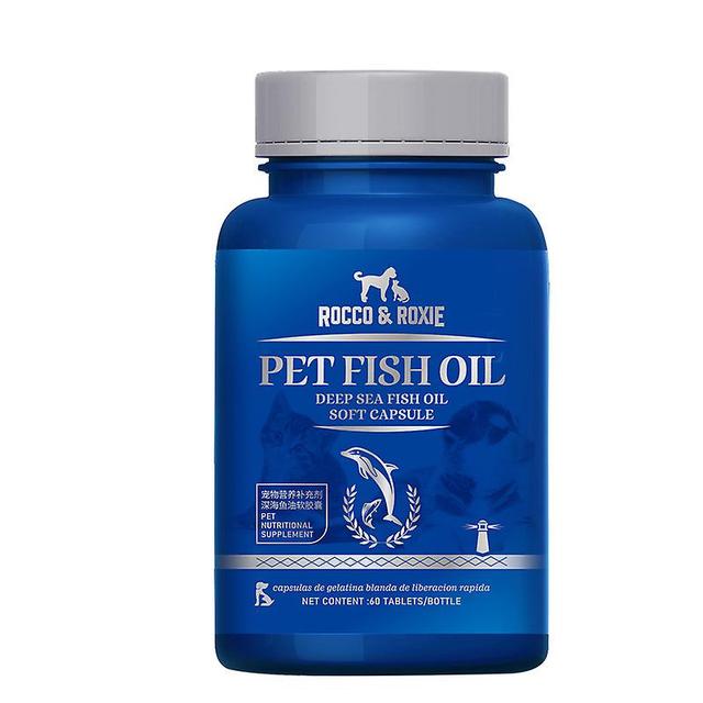 Belita Amy 60 Capsules Deep-sea Fish Oil Nutritional Supplements for Pet Cats, Dogs Soft Capsules Nutritious Products Lecithin Hair on Productcaster.