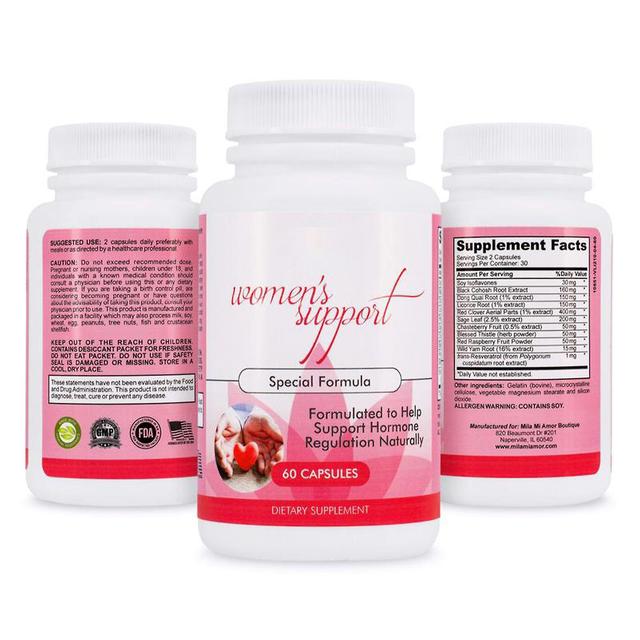 Support Supplement Kapseln für Frauen, natürliche Hormonregulierungskapseln, spezielle Formel 60pcs-2bottle on Productcaster.