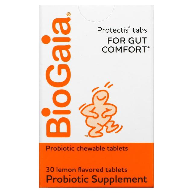 BioGaia, Probiotic Supplement, Lemon, 30 Chewable Tablets on Productcaster.