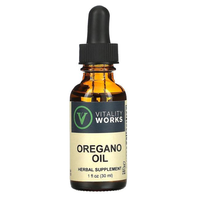 Vitality Works, Oregano Oil, 1 fl oz (30 ml) on Productcaster.