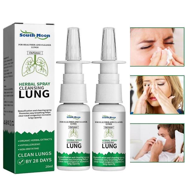 2x 20ml 100% Pure Herb Nasal Spray Treatment Traditional Medical Nose Care Chronic Rhinitis Sinusitis on Productcaster.