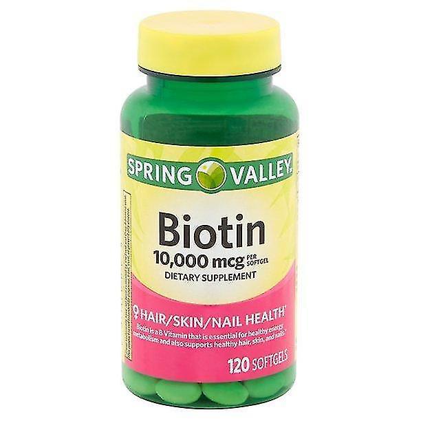 Spring valley biotin softgels, 10,000 mcg, 120 count on Productcaster.