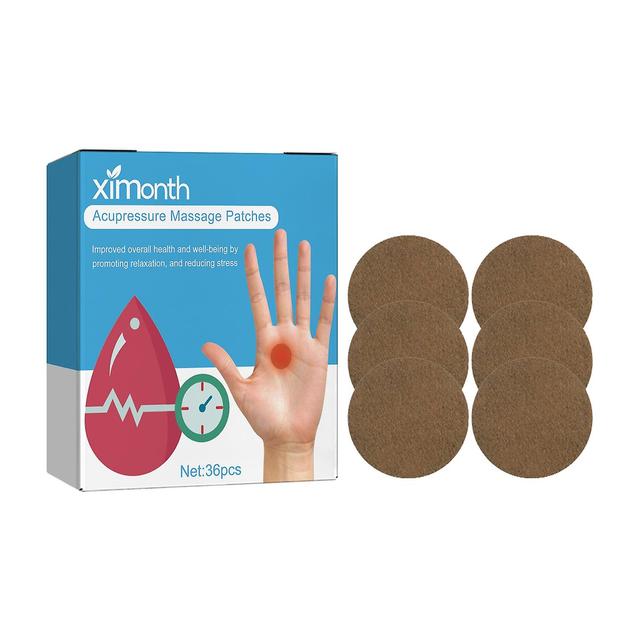 Ximonth Acupressure Massage Patch 36pcs Lowered Blood Pressure Patches Improved Overall Health and W on Productcaster.