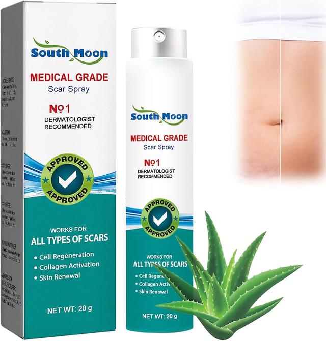 Handi ProRegen Scar Remove Medical Grade Narbenspray, South Moon Medical Grade Narbenspray für alle Arten von Narben, glatte Haut (1 Stück) 1pcs on Productcaster.