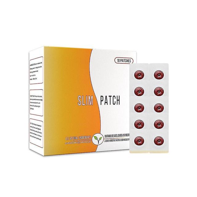 Chork 10/30/50pcs Natural Plant Slimming Patches Detox Fat Burning Belly Waist A 10pcs on Productcaster.