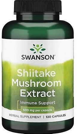 Swanson Shiitake Sopp Ekstrakt 500 mg 120 Kapsler on Productcaster.