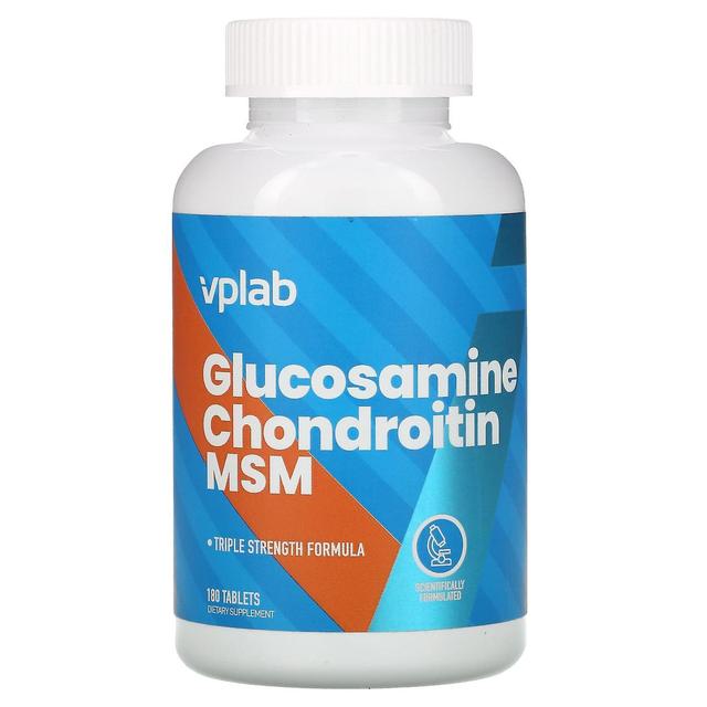 Vplab, Glucosamine Chondroitin MSM, 180 Tablets on Productcaster.