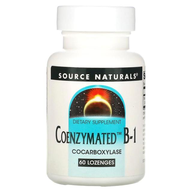 Source Naturals Källa Naturals, Coenzymated B-1, 60 Sugtabletter on Productcaster.