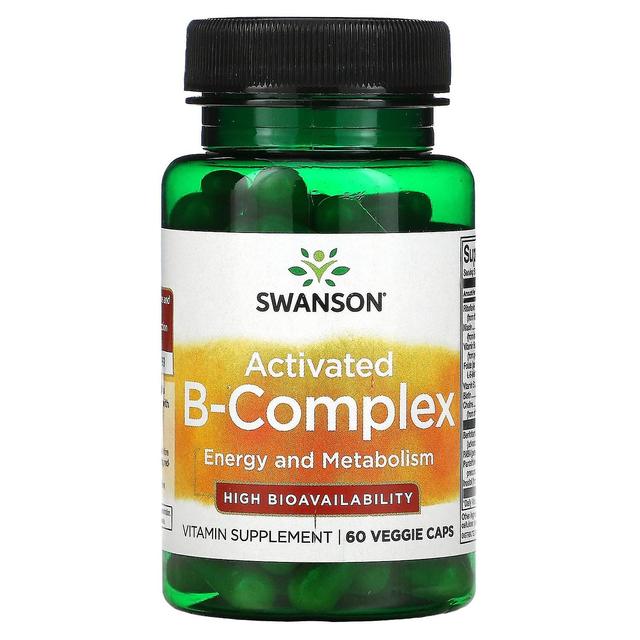 Swanson, Activated B-Complex, 60 Veggie Caps on Productcaster.