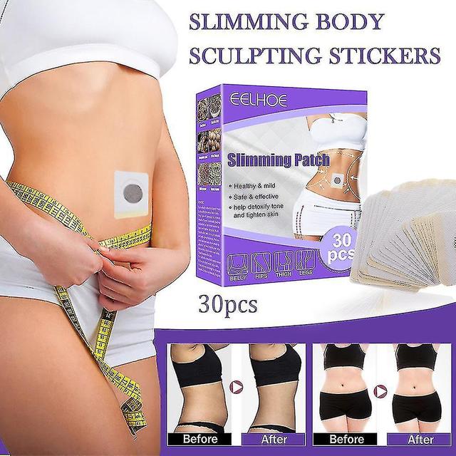 30pcs Navel Sticker Slim Patch Fat Burning Losing Weight Cellulite Belly Paste on Productcaster.