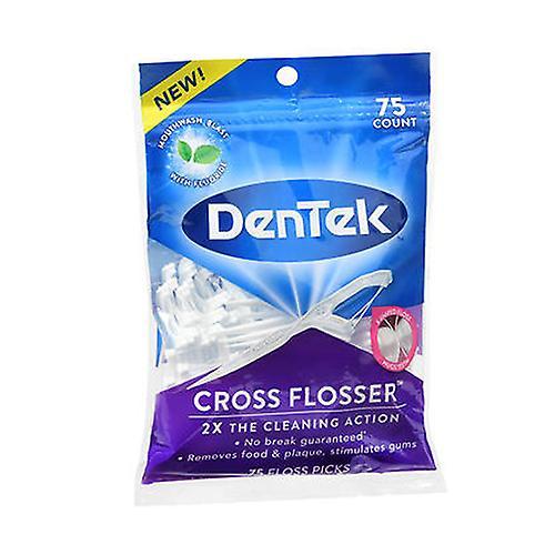 Med Tech Products Cross Flosser Floss Picks, 75 Count (Pack of 1) on Productcaster.