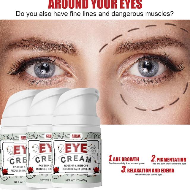 Anti-aging Eye Cream, Eye Cream For Dark Circles And Puffiness, Eye Cream For Wrinkles And Bags, Helps Improve Dryness, Eye Lift Care, 1 Piece 3pc on Productcaster.