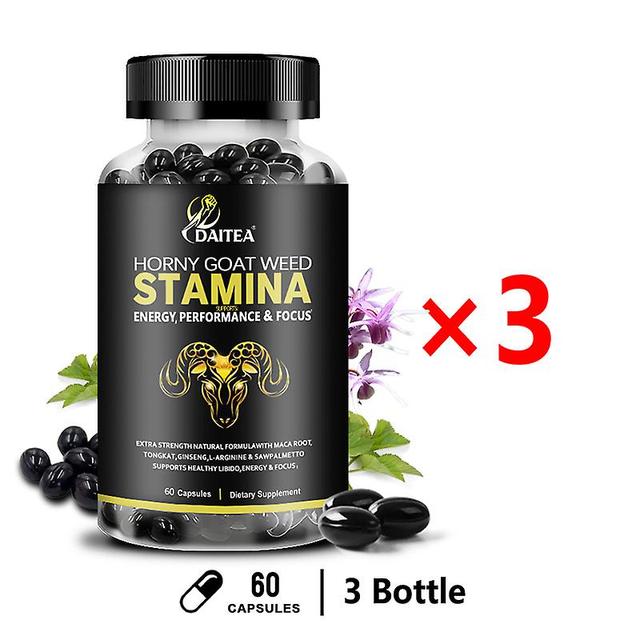 Vorallme Daitea Men's Sports Supplement To Support Improved Energy Endurance, Power, Power, Athletic Performance And Muscle Mass 3 bottle on Productcaster.