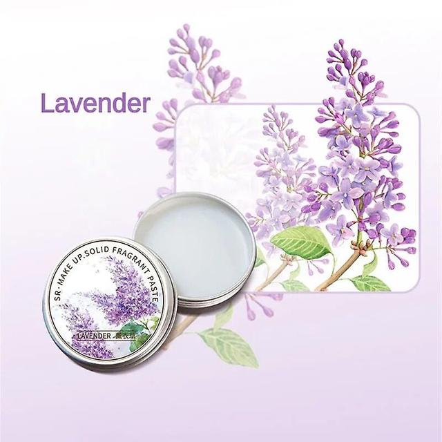 Women Solid Perfume Portable Solid Balm Lotus Long-lasting Fragrances Fresh And Elegant Female Solid Lavender on Productcaster.