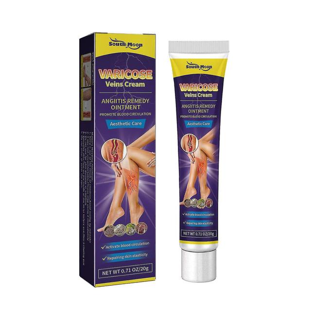 Intravenous Massage Gel,earthworm Leg Vein Blue Veins Protruding Varicose Paste 20g Multicolor on Productcaster.