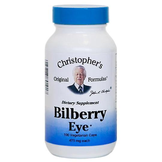 Christopher's Original Formulas Bilberry eye - 100 capsules on Productcaster.