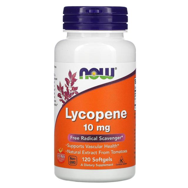 NOW Foods NU Fødevarer, Lycopen, 10 mg, 120 Softgels on Productcaster.