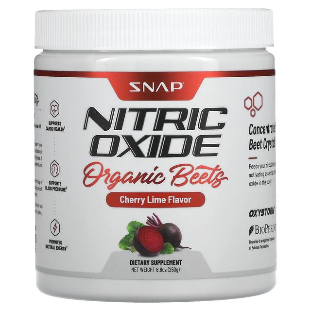 Snap Supplements, Óxido nítrico, Remolacha orgánica, lima cereza, 8.8 oz (250 g) on Productcaster.