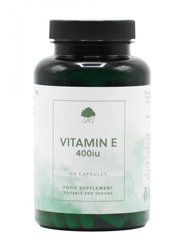 G&g vitamins vitamin e 400iu natural 120's on Productcaster.